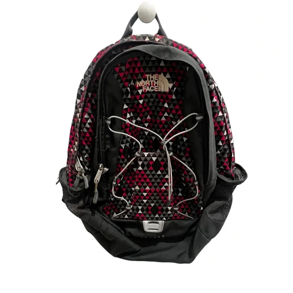 The North Face‎ Jester Backpack Black Pink White Checkered